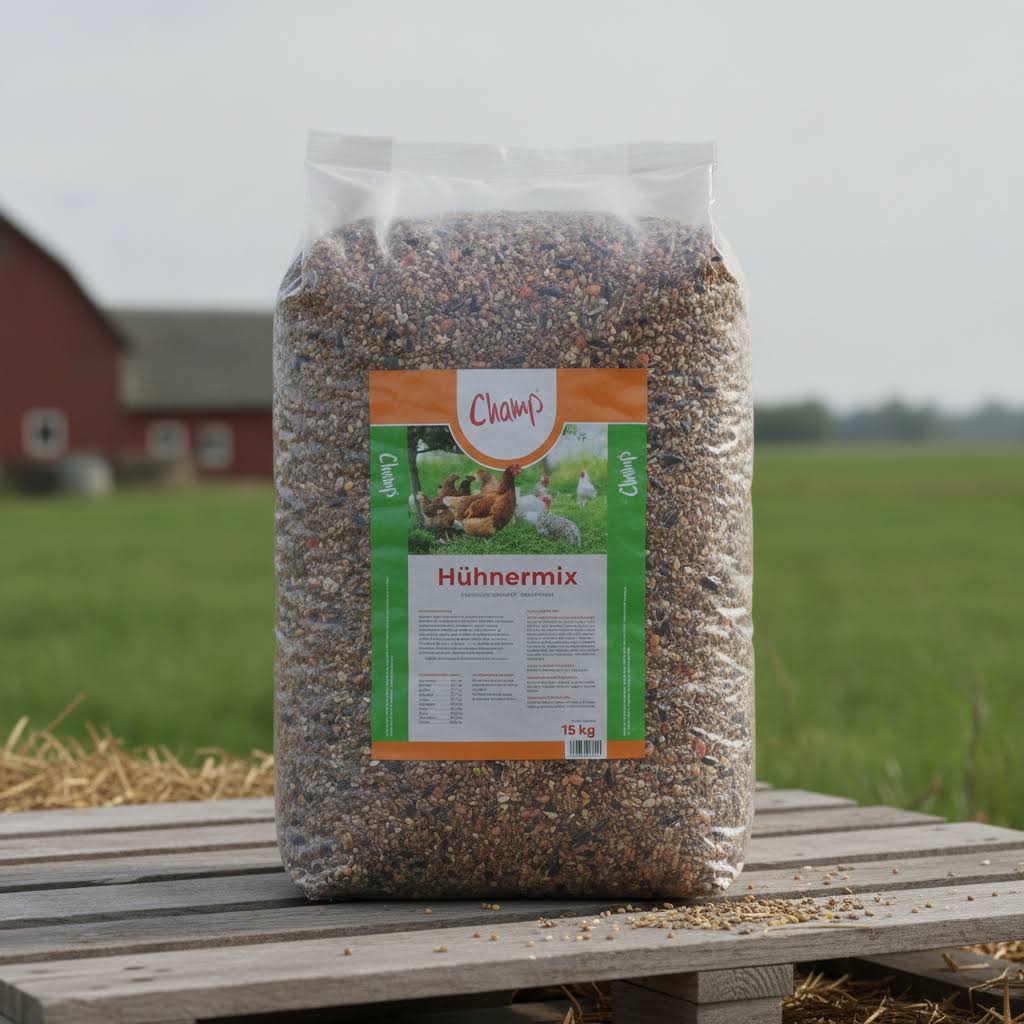 Palette Champ Hühnermix, 44x15 kg