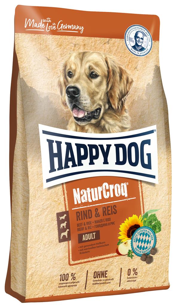 Happy Dog NaturCroq Rind & Reis, 4 kg