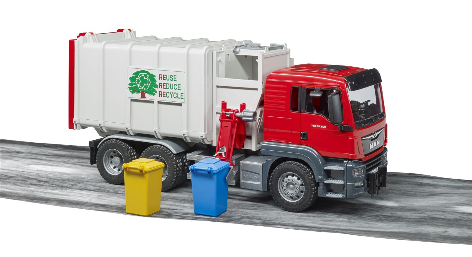 Bruder MAN TGS Seitenlader Müll-LKW