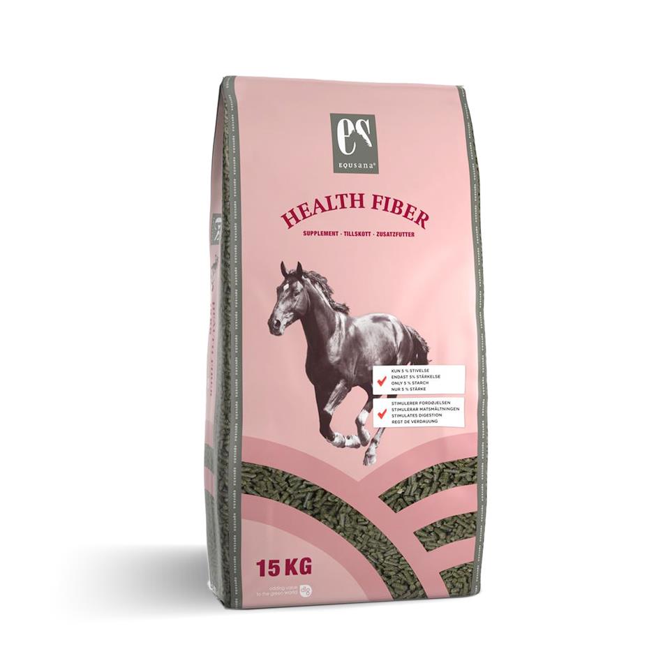 Equsana Health Fiber Strukturfutter für Pferde, 15 kg