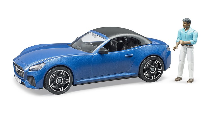 Bruder Roadster mit Fahrer