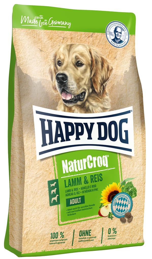 Happy Dog NaturCroq Lamm & Reis, 15 kg