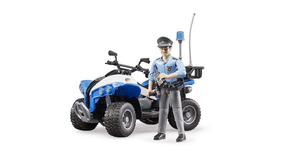 Bruder Polizei-Quad mit Polizist und Ausstattung