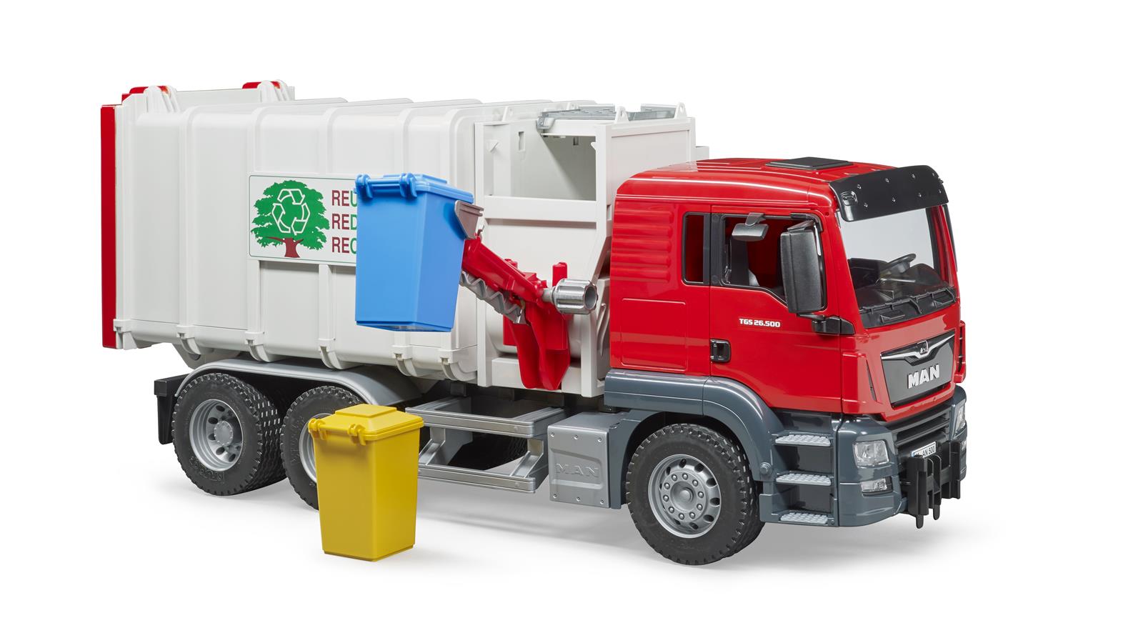 Bruder MAN TGS Seitenlader Müll-LKW