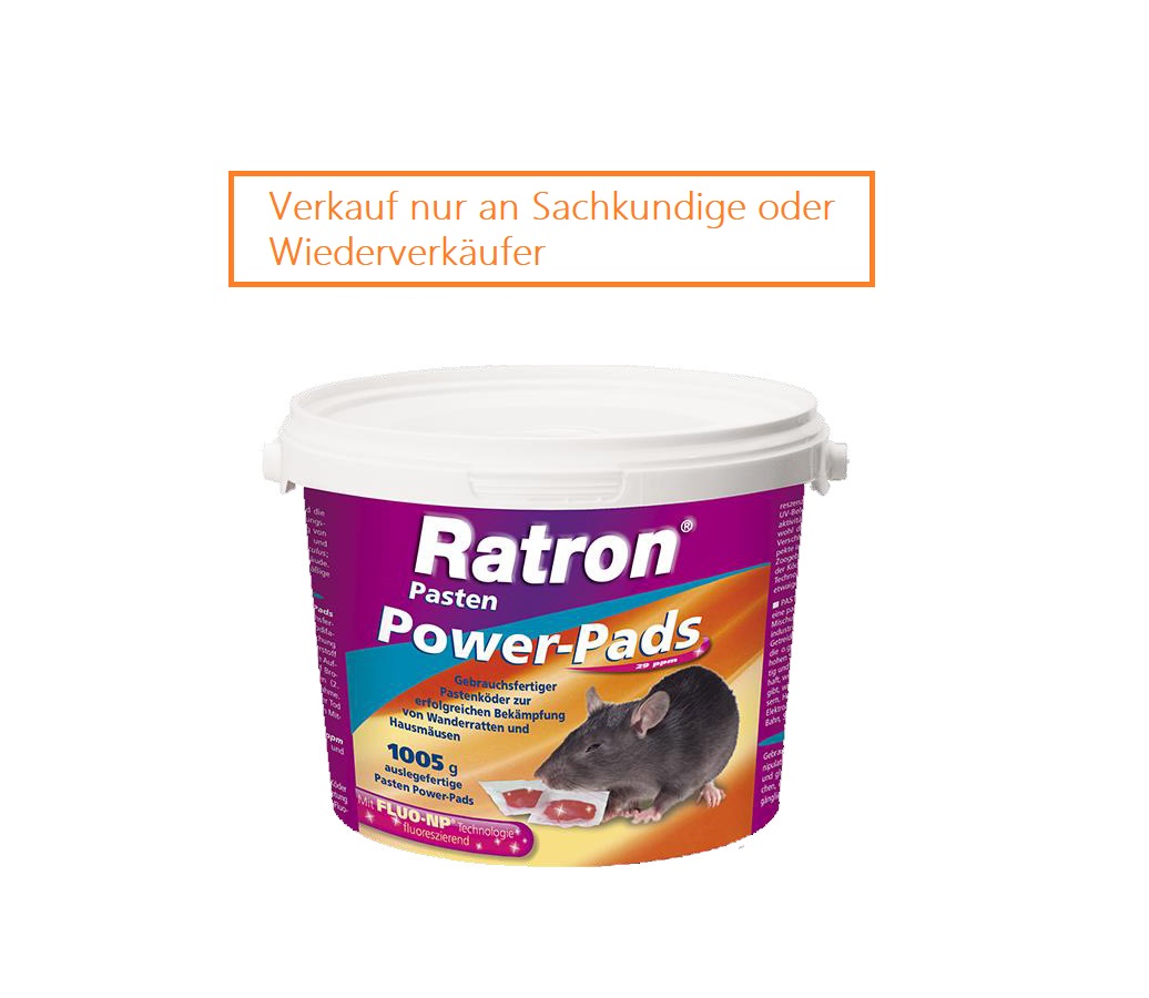 Ratron Pasten Power-Pads 29 ppm, 1005 g, 67x 15 g