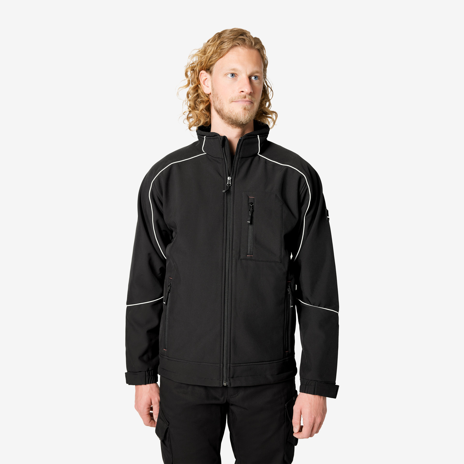 FHB Softshell-Jacke Dirk, schwarz L