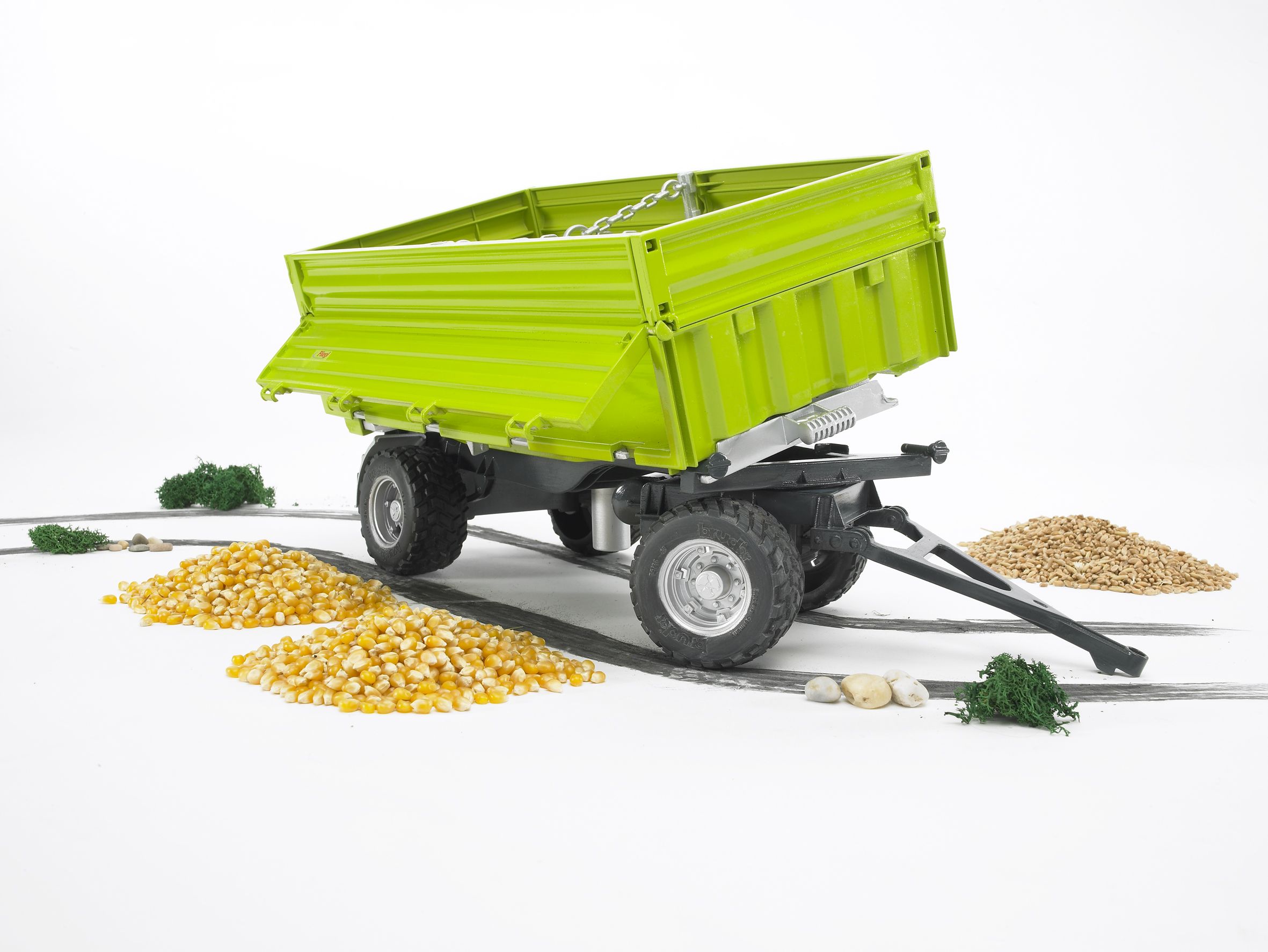 Bruder Fliegl 3-Seitenkipper mit Aufsteckbordwand