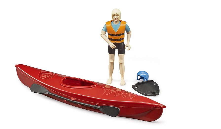 BRUDER  bworld Kajak mit Figur