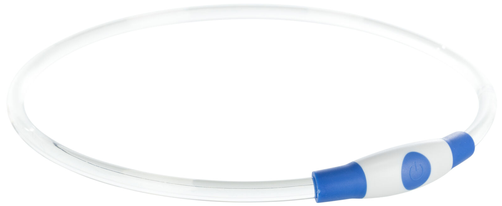Trixie Flash Leuchtring USB, S-M:40cm/8mm, blau