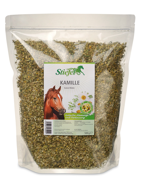 Stiefel Kamille für Pferde, 500 g