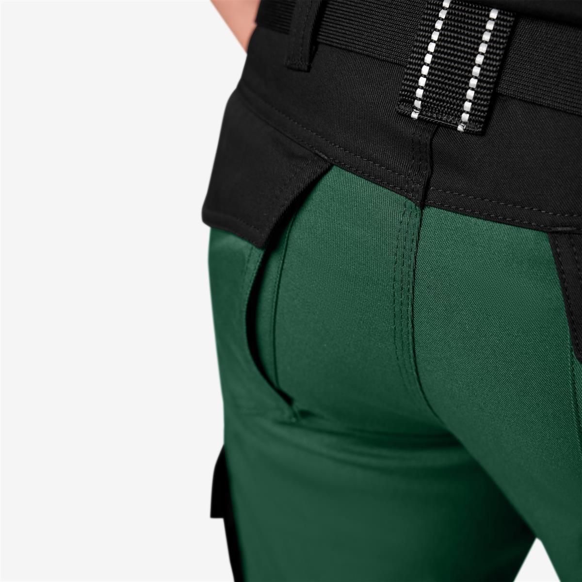 FHB Bermuda Theo, grün-schwarz 56