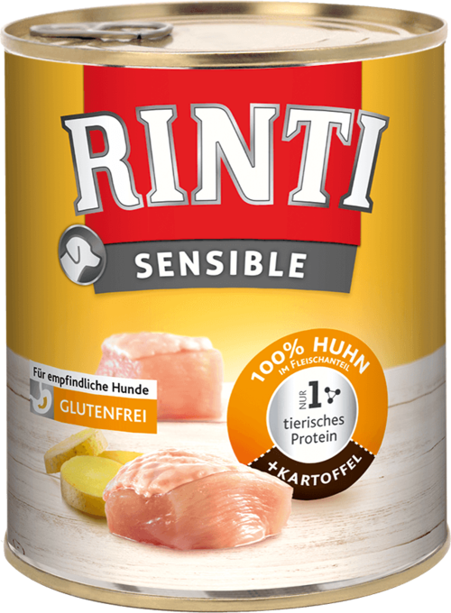 Rinti Sensible Huhn + Kartoffel für Hunde, 800 g
