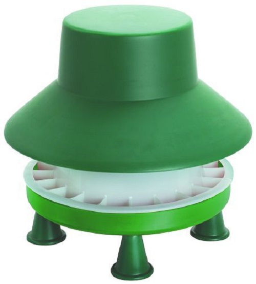 Ryom Geflügelfutterautomat mit Dach, 6 kg