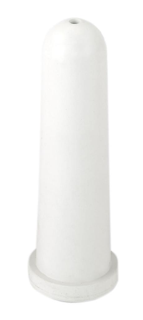 Kerbl Sauger kurz mit rundem Loch, weiß, 4 mm