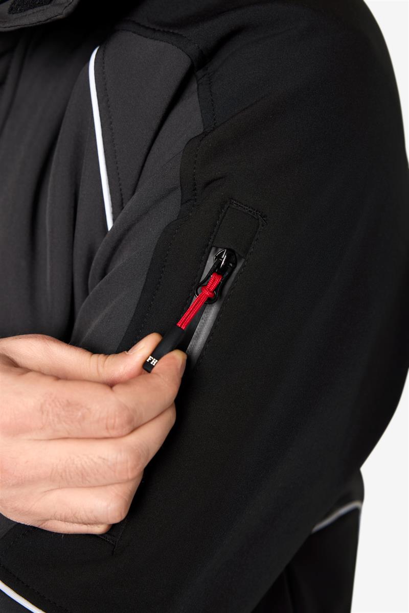 FHB Softshell-Jacke Walter, anthrazit-schwarz L