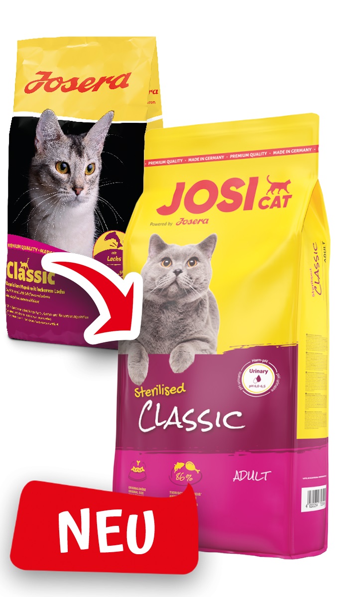 Josera JosiCat Sterilised Classic, 10 kg