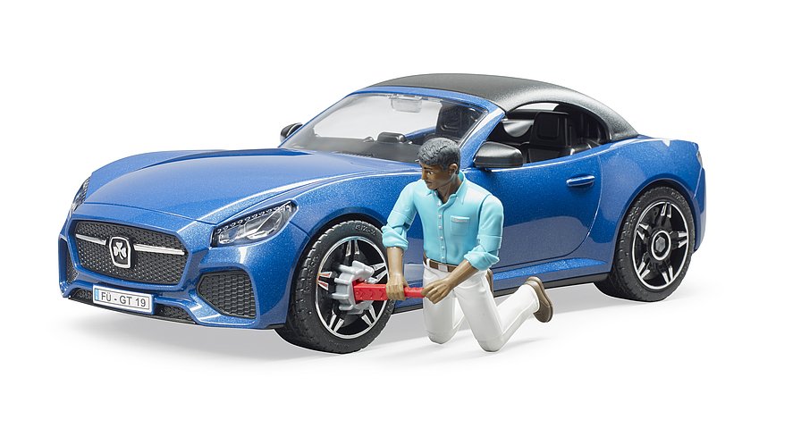 Bruder Roadster mit Fahrer