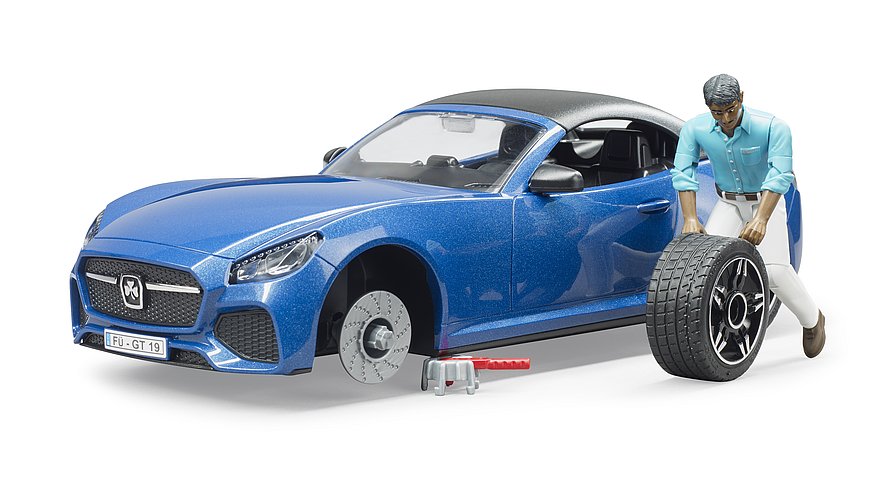 Bruder Roadster mit Fahrer