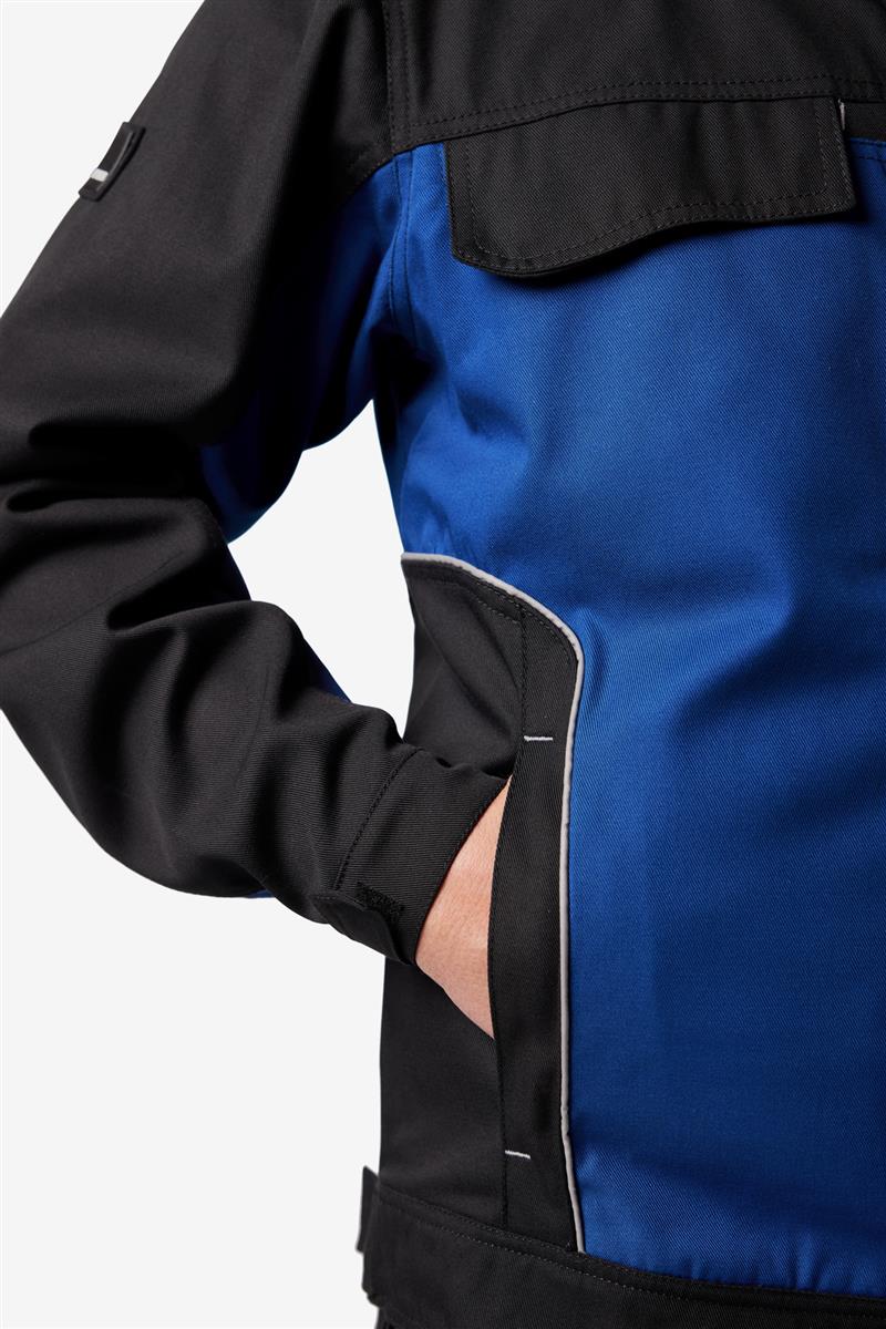 FHB Arbeitsjacke Ernst, royal-schwarz M