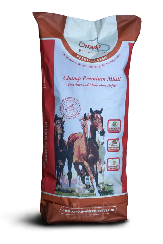 Champ Premium Müsli für Pferde, 20 kg
