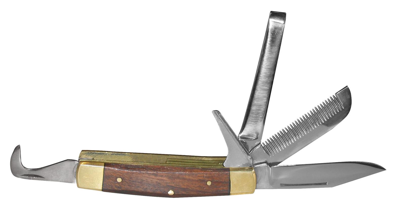 Kerbl Reitermesser mit Holzgriff