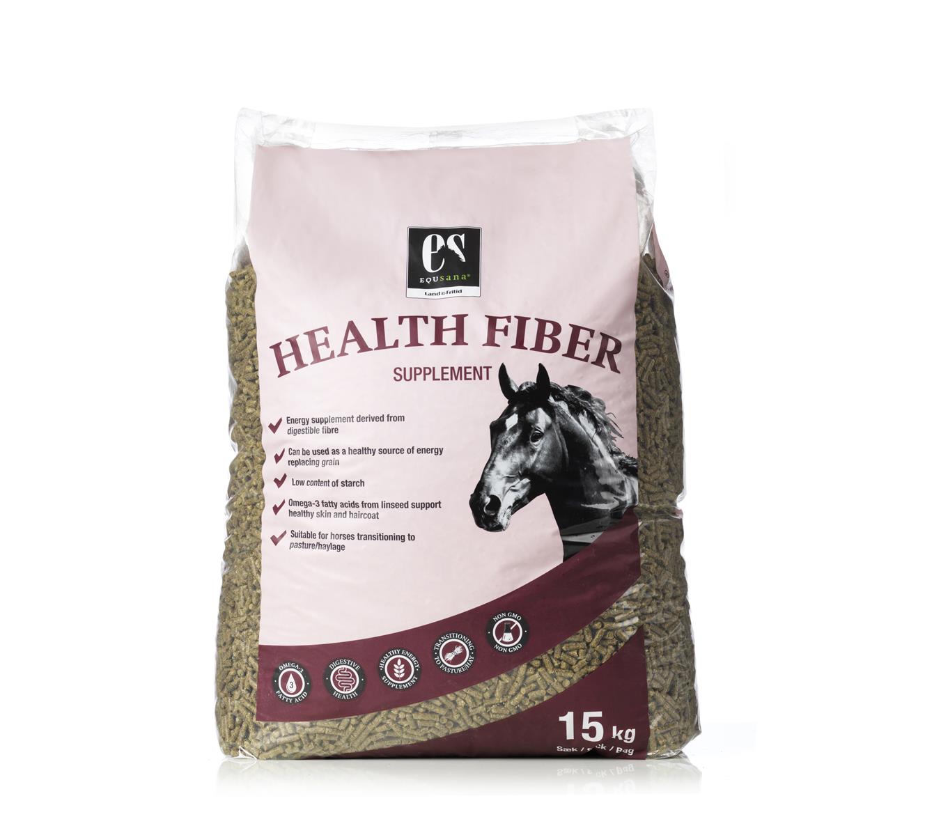 Equsana Health Fiber Pellets für Pferde, 15 kg