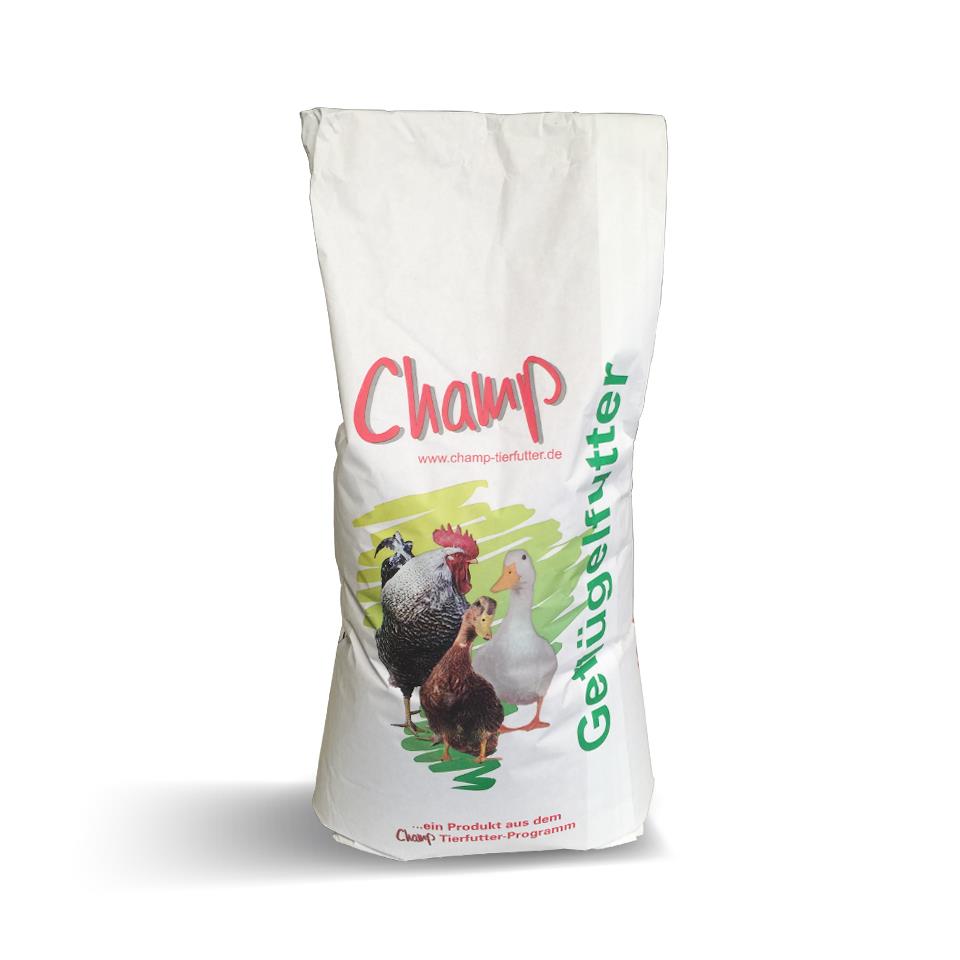 Champ Legemehl mehlform für Geflügel GVO--frei, 25 kg