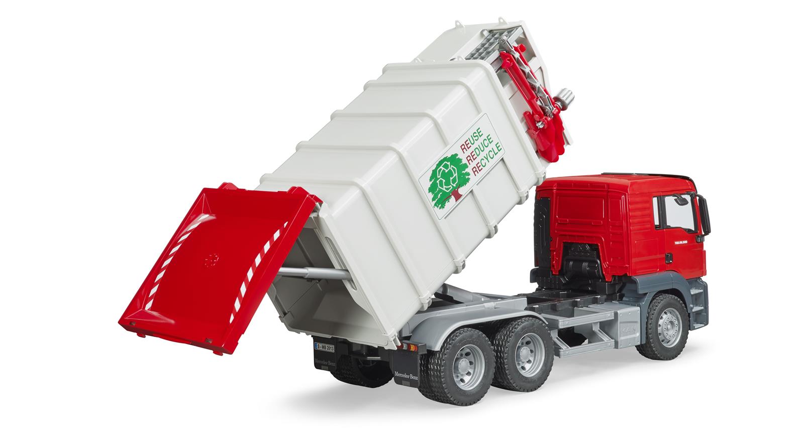 Bruder MAN TGS Seitenlader Müll-LKW