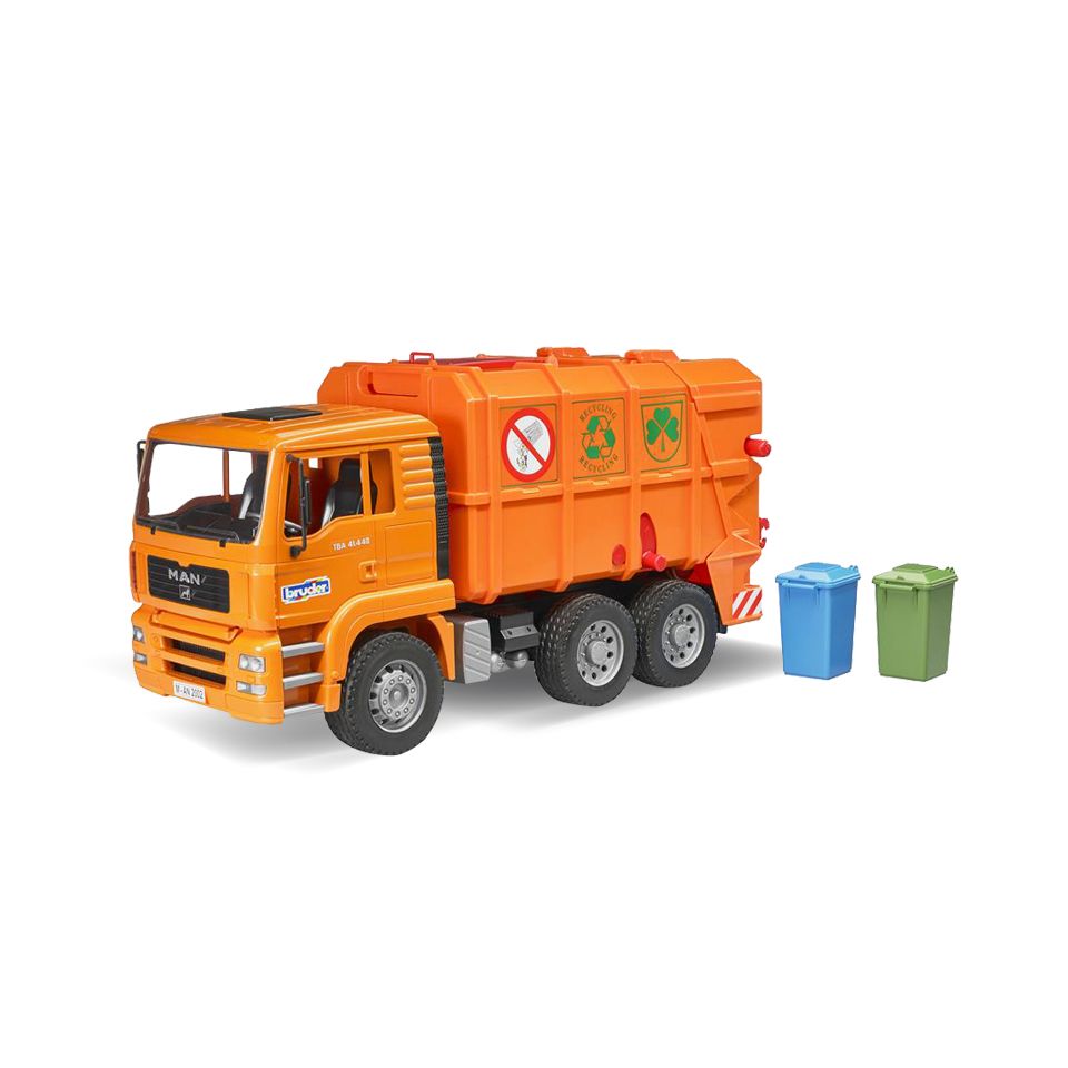 Bruder MAN TGA Müll-LKW orange