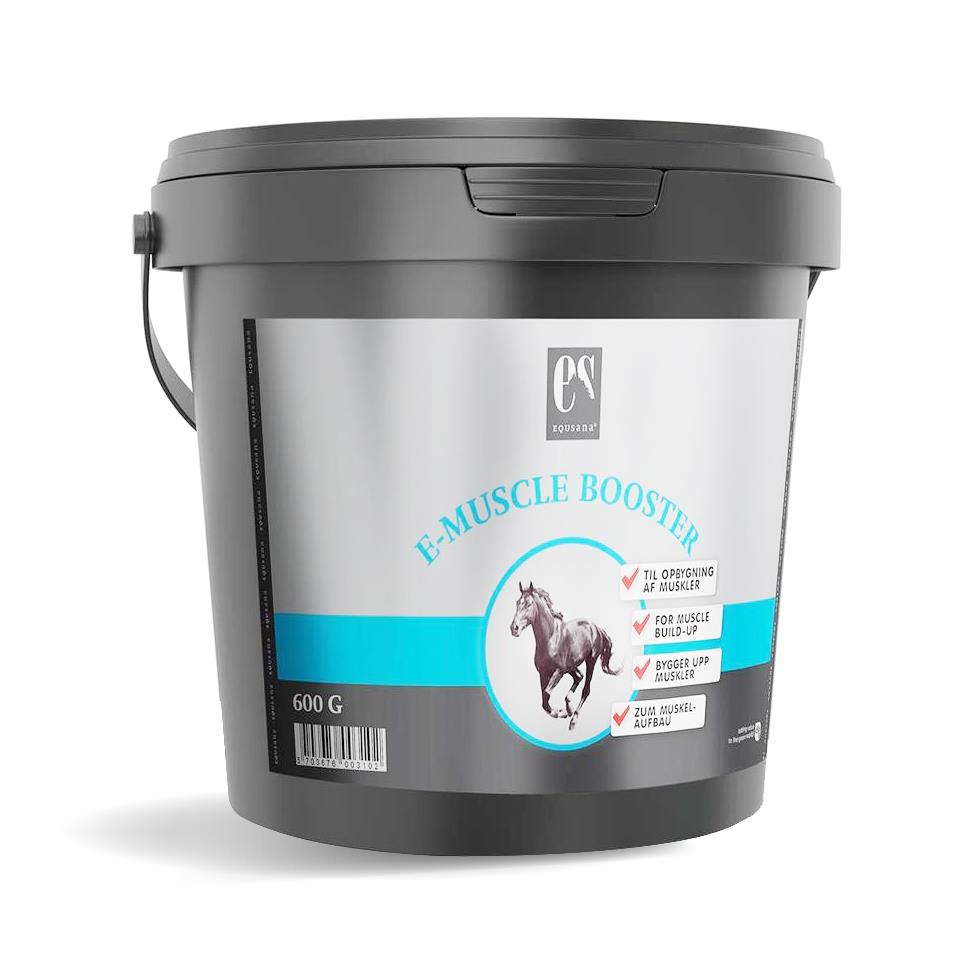 Equsana E- Muskel Muscle Booster Zusatzfutter für Pferde im intensiven Training, 600 g