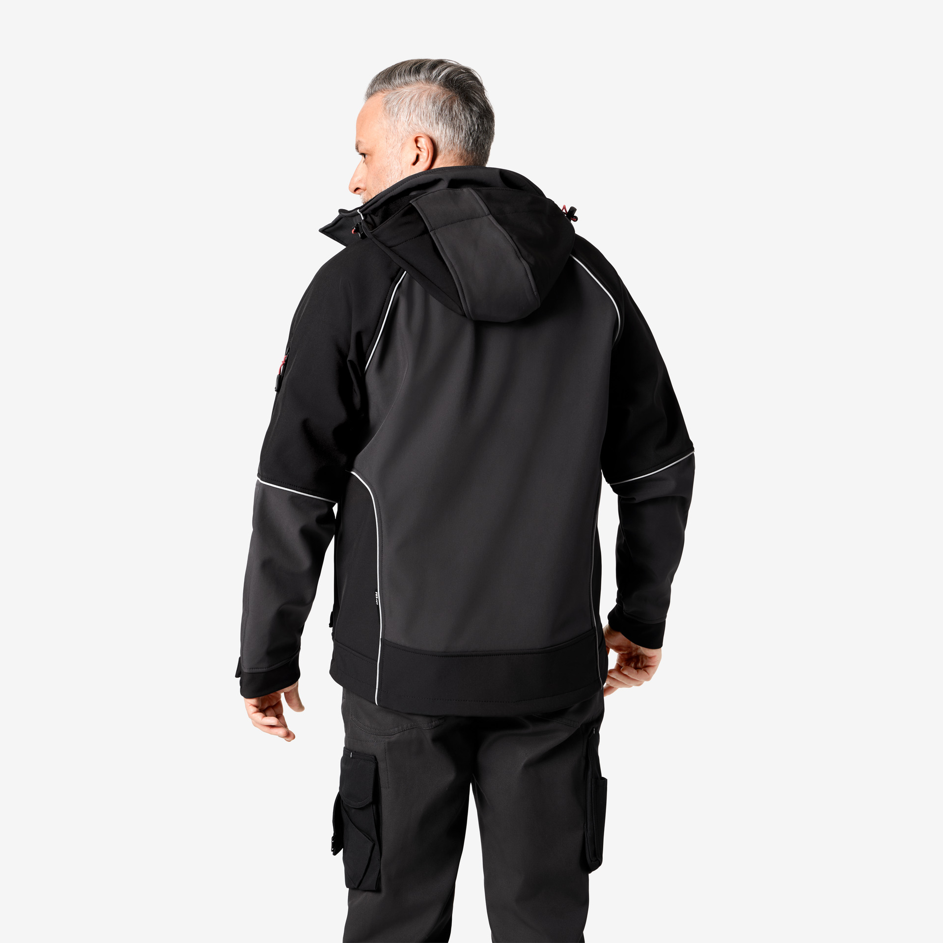 FHB Softshell-Jacke Walter, anthrazit-schwarz L