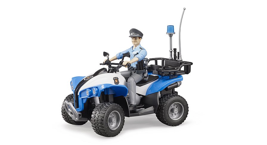 Bruder Polizei-Quad mit Polizist und Ausstattung