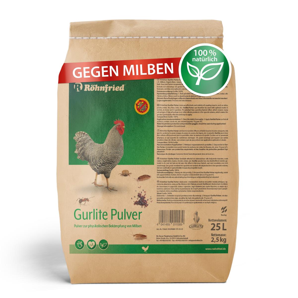 Röhnfried Gurlite Pulver, 2500g