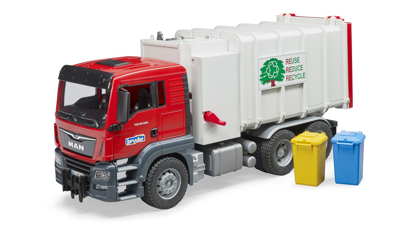 Bruder MAN TGS Seitenlader Müll-LKW