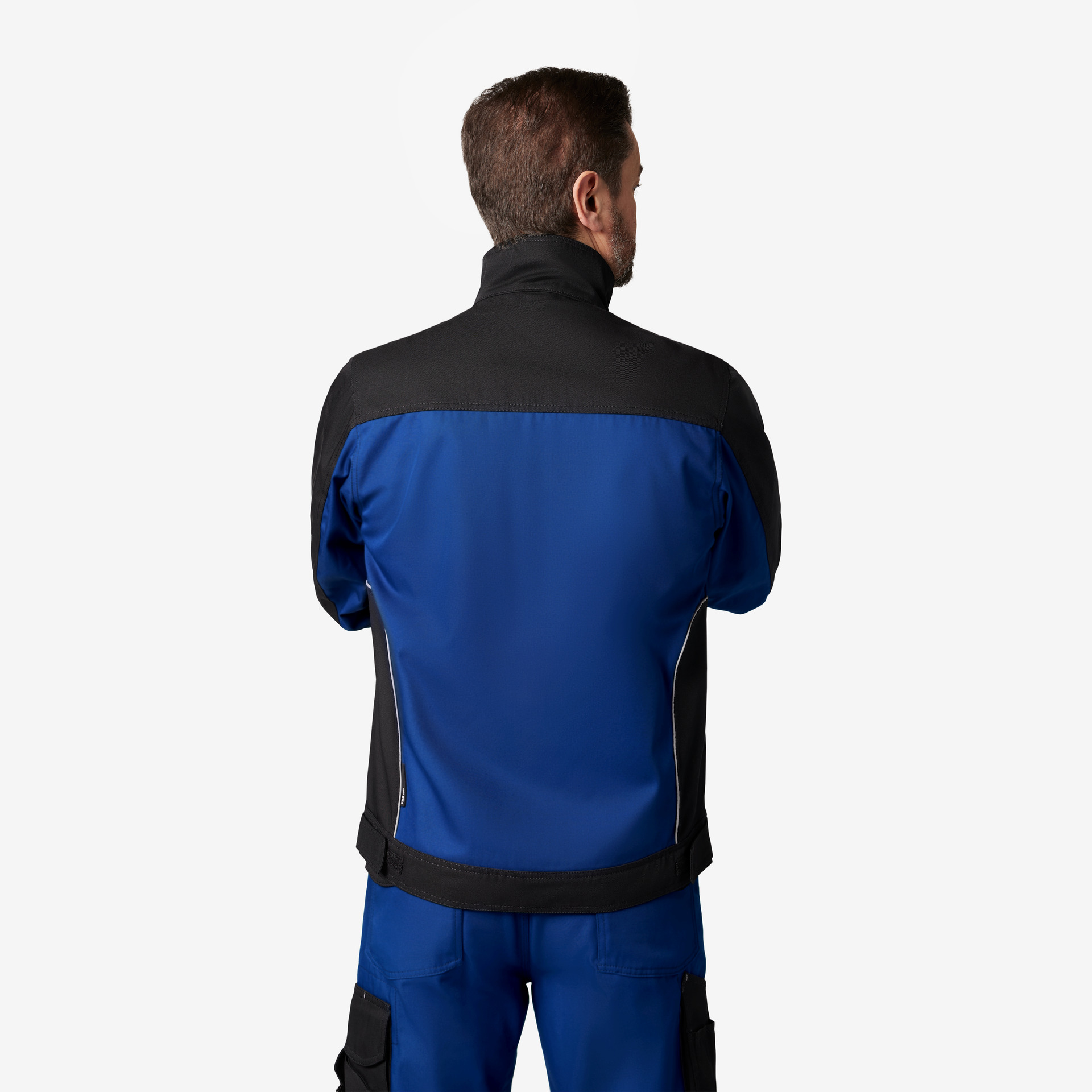 FHB Arbeitsjacke Ernst, royal-schwarz M