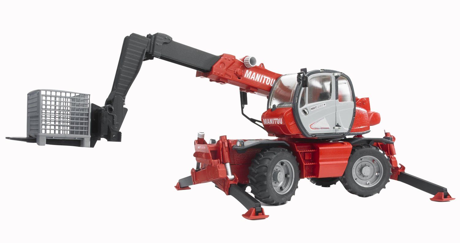 Bruder Manitou Teleskopstapler MRT 2150 mit Zubehör