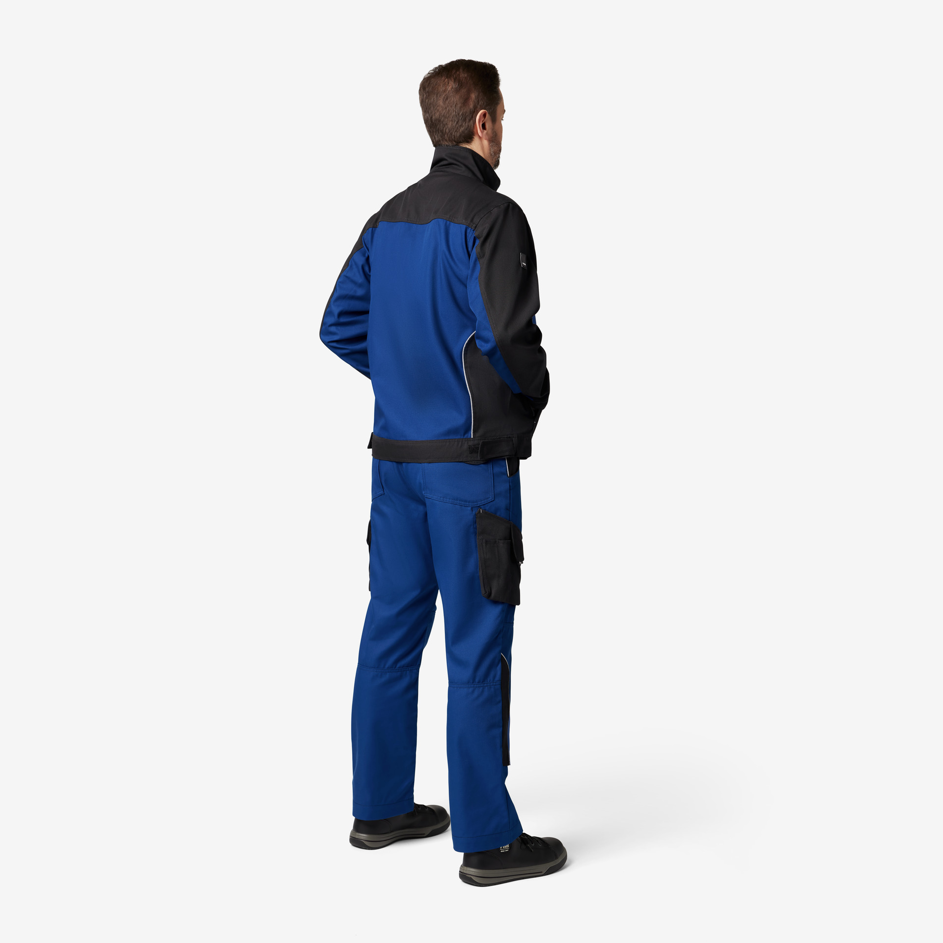 FHB Arbeitsjacke Ernst, royal-schwarz M