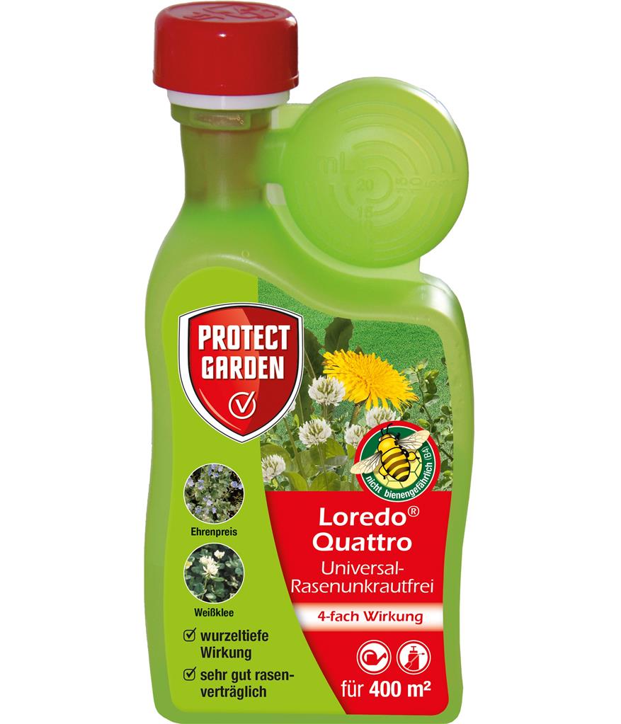 Protect Garden Loredo® Quattro Universal-Rasenunkrautfrei, 400 ml