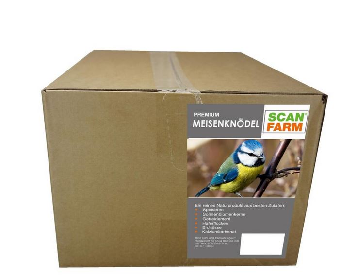 ScanFarm Premium Meisenknödel ohne Netz, 100x 95 g