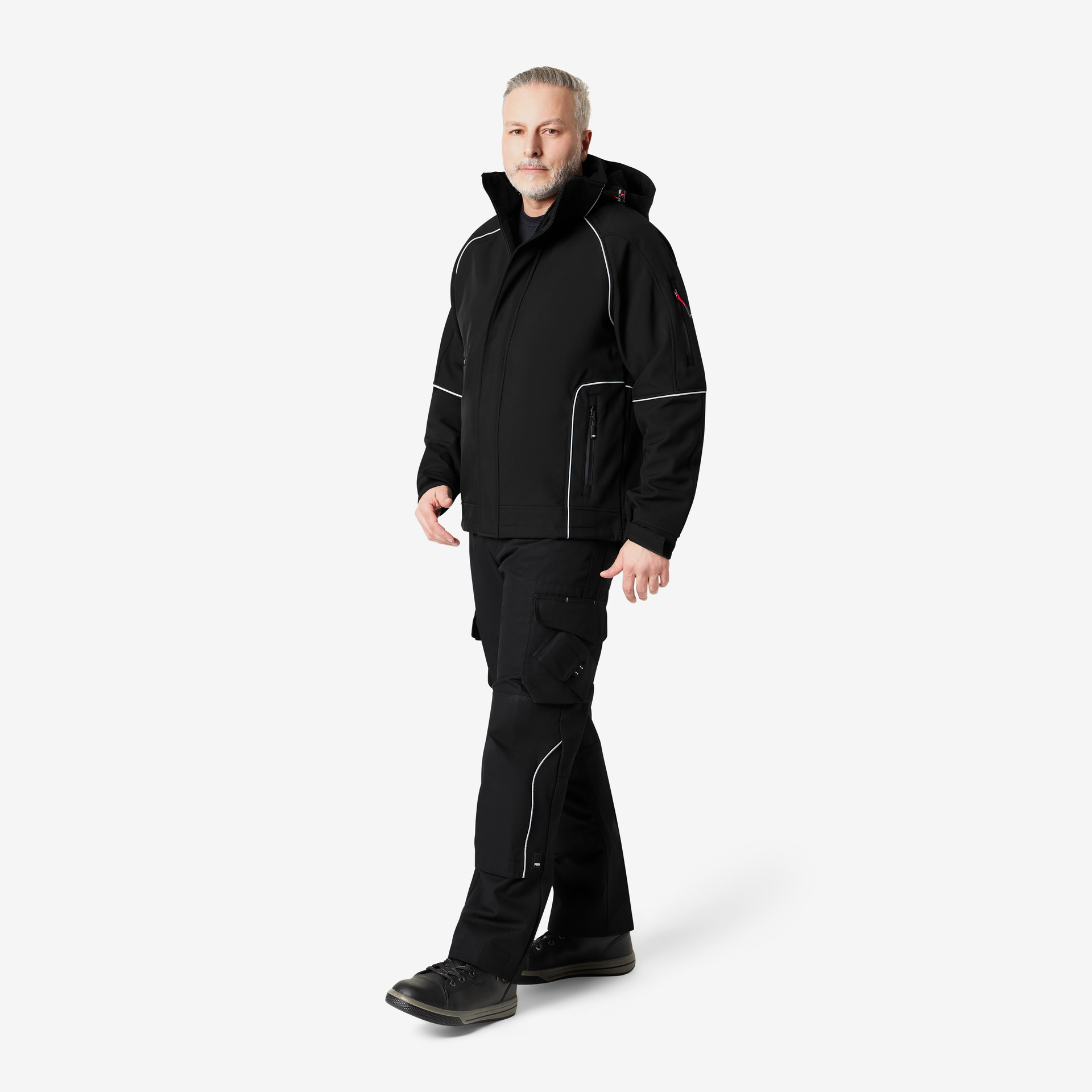 FHB Arbeitshose Bruno, royal-schwarz 58