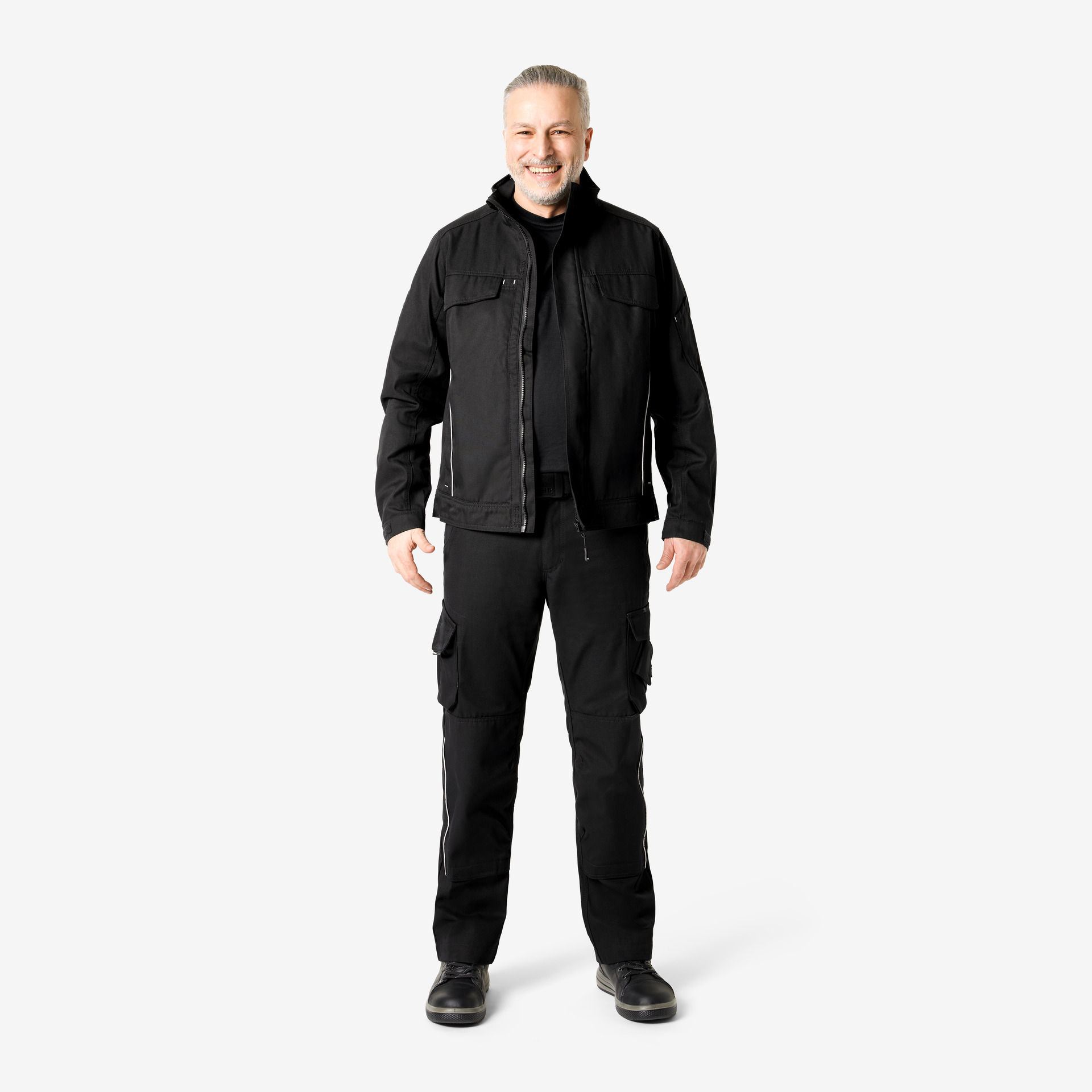 FHB Arbeitshose Bruno, royal-schwarz 58