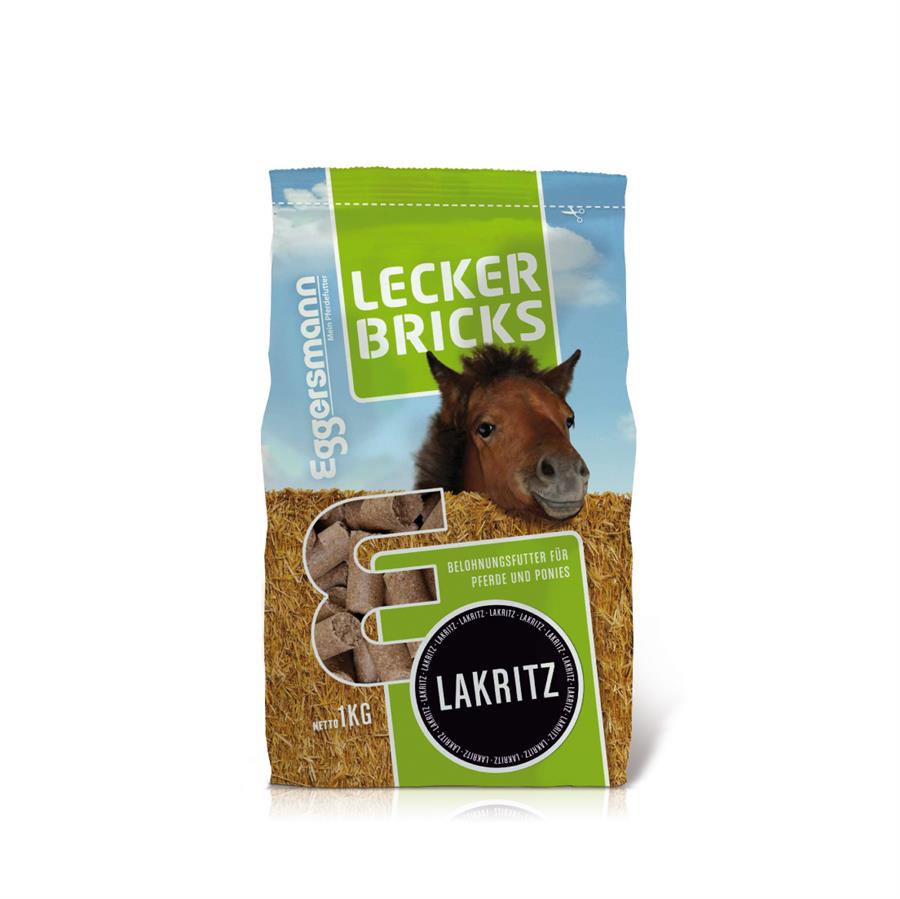 Eggersmann Lecker Bricks Lakritz, 1 kg