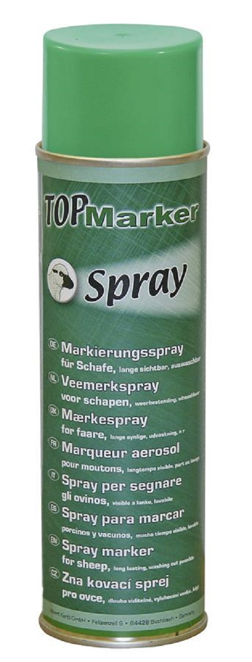 Kerbl Schafmarkierungsspray grün, TopMarker, 500 ml