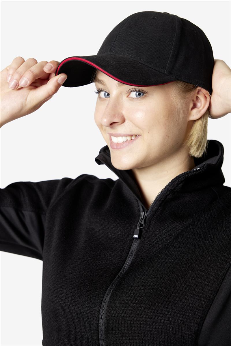 FHB Cap Udo uni, schwarz