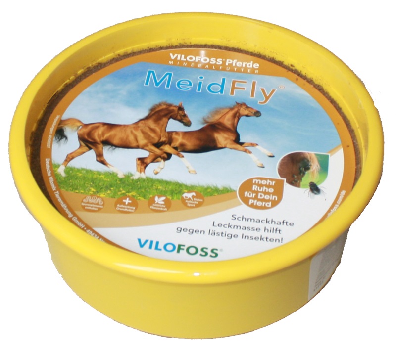 Vilofoss MeidFly Leckschale für Pferde, 10 kg