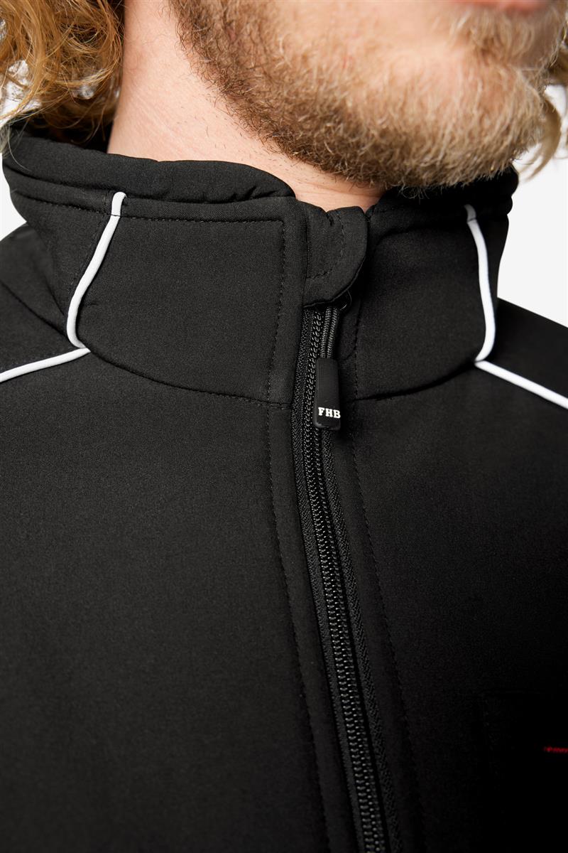 FHB Softshell-Jacke Dirk, schwarz L