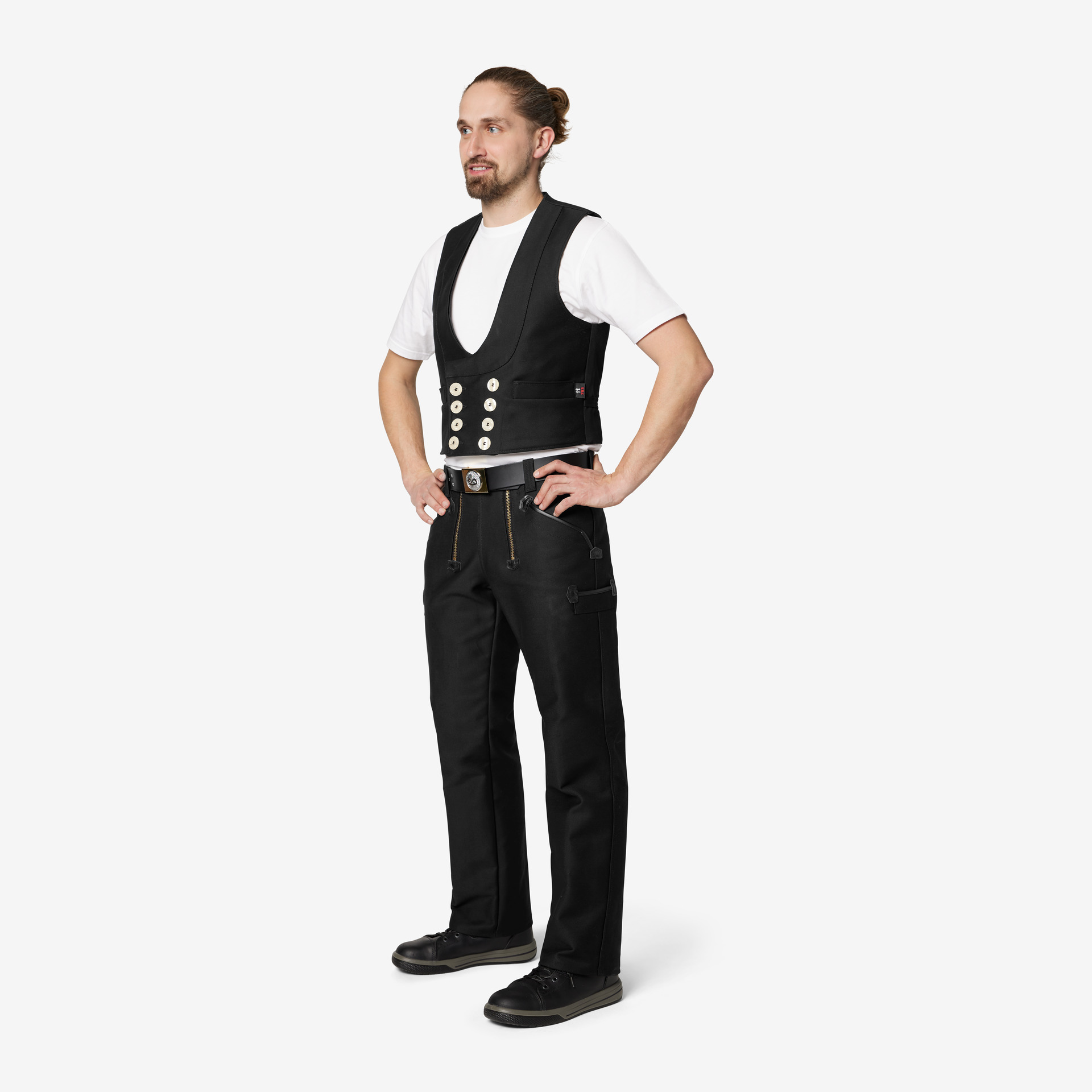 FHB Zunftweste Pilot Jakob, schwarz 50