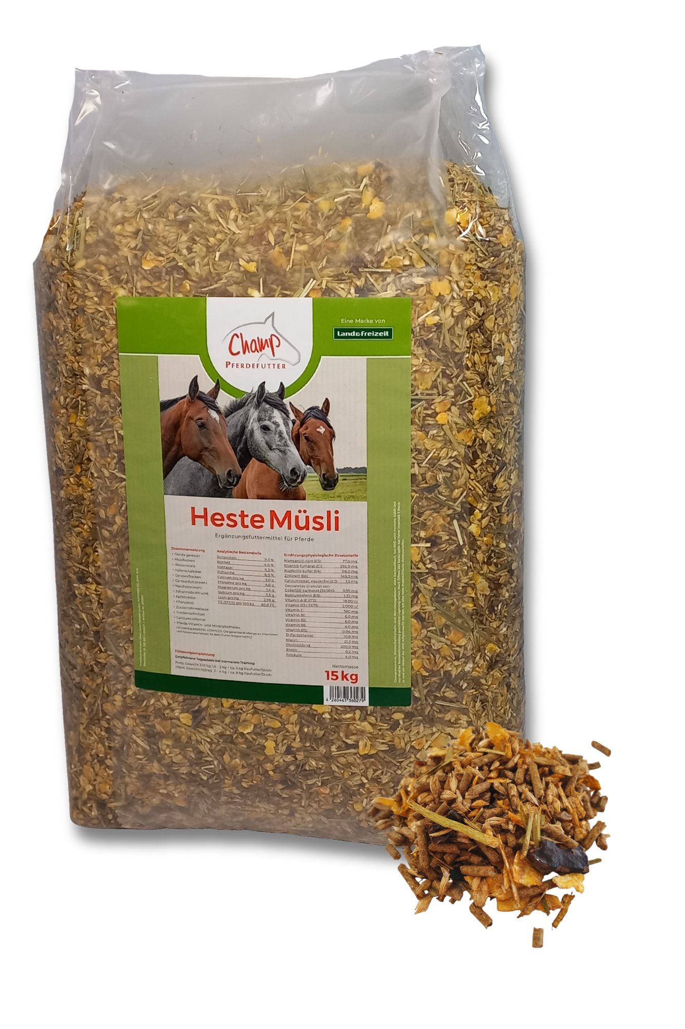 Champ Heste Müsli,15 kg (ScanFarm® Pferdemüsli)