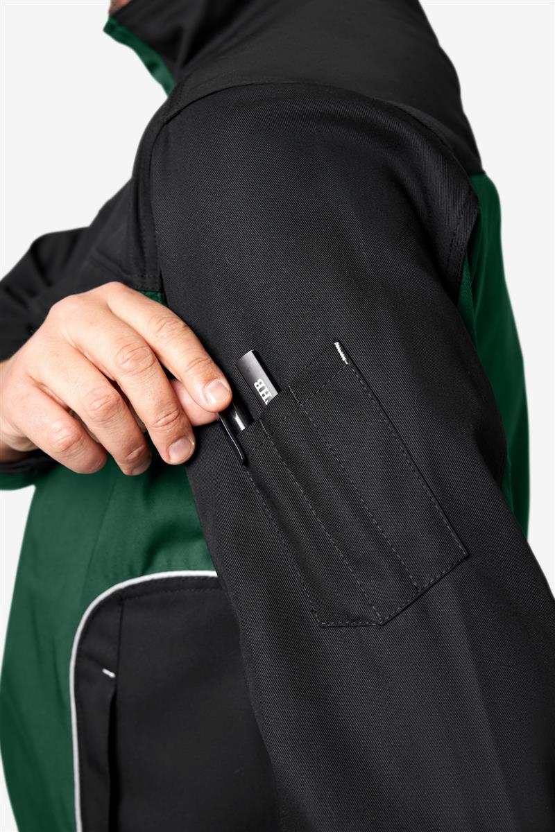 FHB Arbeitsjacke Ernst, grün-schwarz L