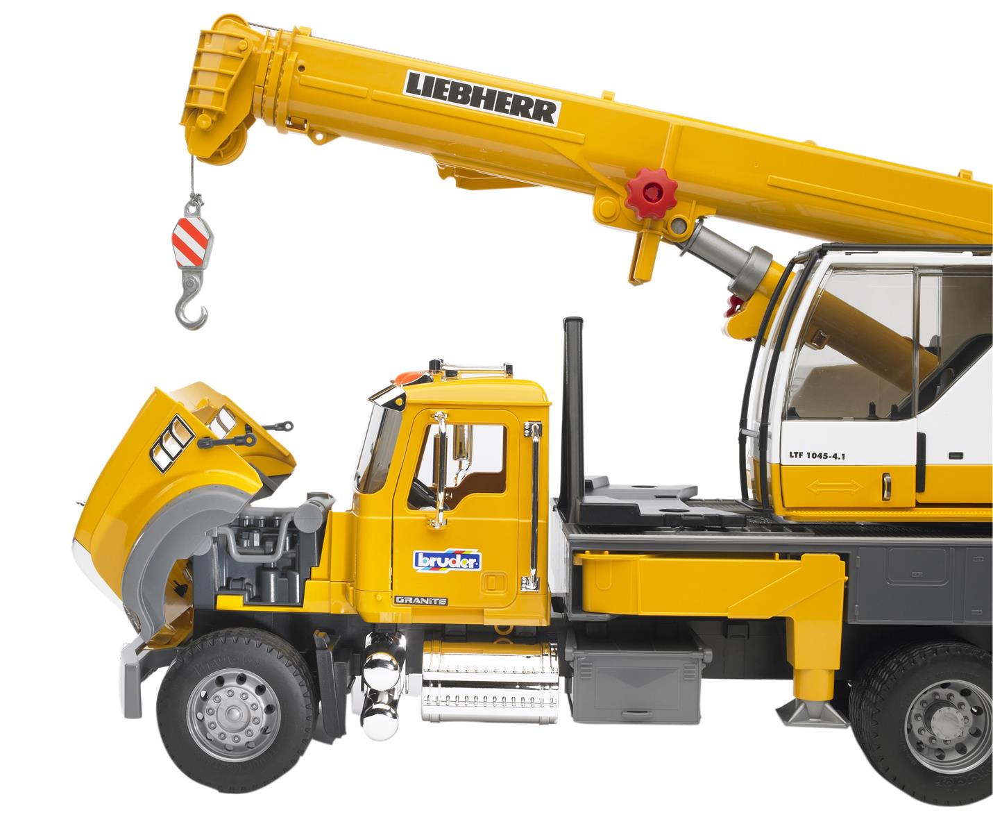 Bruder MACK Granite Liebherr Kran-LKW